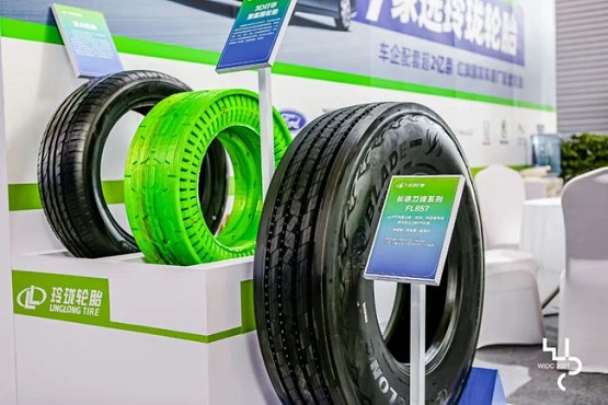 玲瓏研發(fā)的蒲公英橡膠輪胎、石墨烯輪胎、3D打印聚氨酯輪胎、智能輪胎、自愈合輪胎等