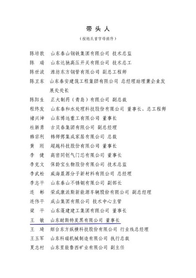 帶頭人 帶頭人