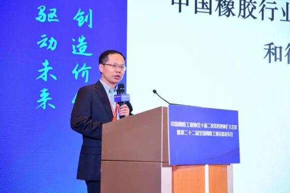 中橡協(xié)副會(huì)長(zhǎng)兼秘書長(zhǎng)雷昌純