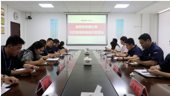 耐斯特炭黑公司組織召開公司內(nèi)控管理質(zhì)量提升方案宣貫會議