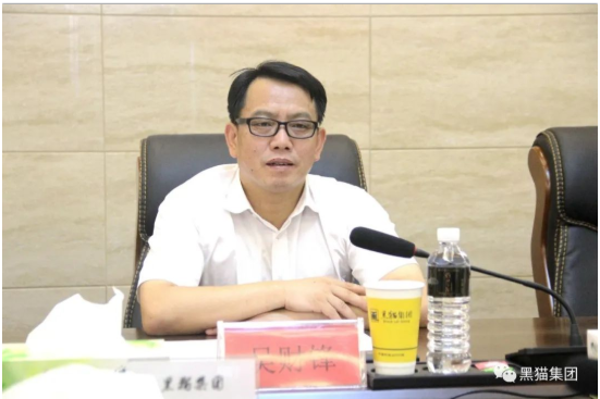 吳財鋒對黑貓集團取得的成績和環(huán)保工作取得的成效給予了充分肯定