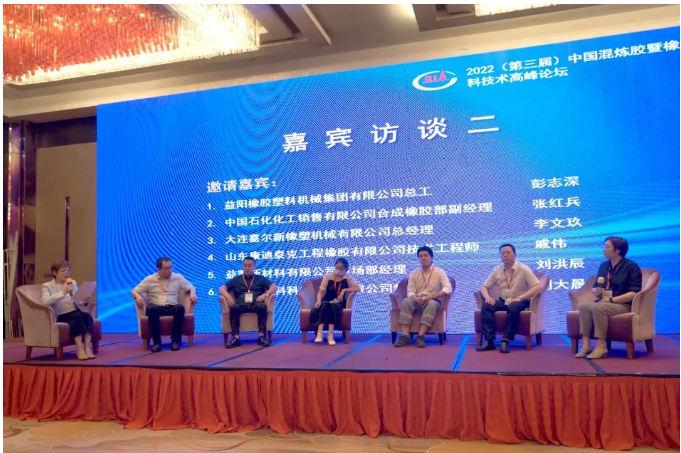 　益陽橡膠塑料機(jī)械集團(tuán)有限公司總工彭志深、中國石化化工銷售有限公司合成橡膠部副經(jīng)理張紅兵、大連嘉爾新橡塑機(jī)械有限公司總經(jīng)理李文玖、山東康迪泰克工程橡膠有限公司技術(shù)工程師戚偉、益凱新材料有限公司市場部經(jīng)理劉洪辰、蔚林新材料科技股份有限公司特聘專家劉大晨，參加了第二輪訪談。
