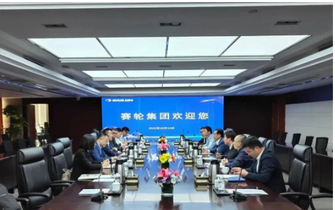 物產(chǎn)中大化工董事長，拜訪賽輪集團(tuán)