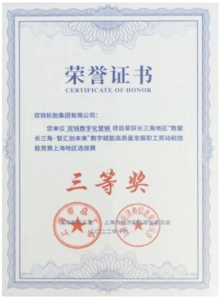 雙錢數(shù)字化營銷項目獲獎 雙錢數(shù)字化營銷項目獲獎
