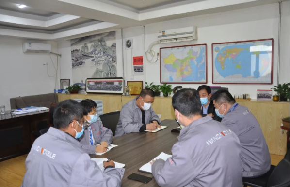 “疫情要防住，發(fā)展要安全”萬達電纜公司組織召開疫情防控專題會