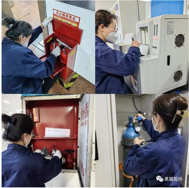 唐山黑貓開展安全大檢查工作 唐山黑貓開展安全大檢查工作