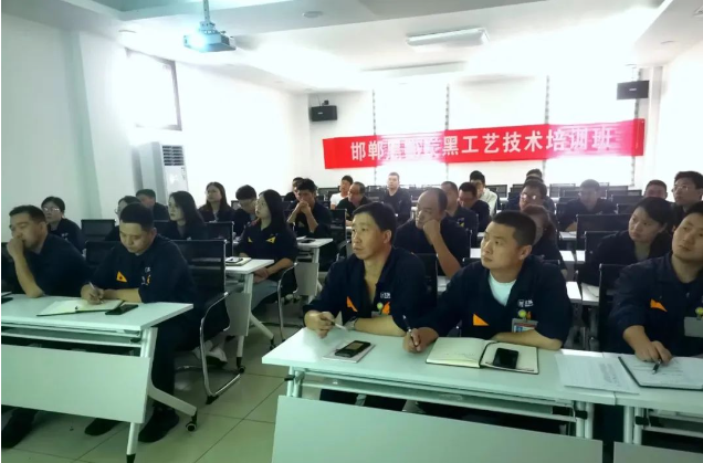 近期，邯鄲黑貓組織開展炭黑生產(chǎn)工藝技術(shù)培訓(xùn)，旨在提高員工的技能水平，優(yōu)化生產(chǎn)流程，以進(jìn)一步鞏固企業(yè)的生產(chǎn)實力。