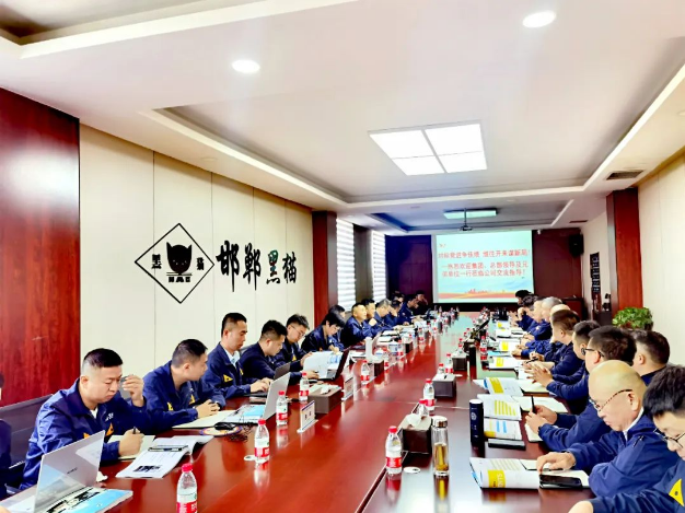 在邯鄲黑貓公司的調(diào)研會上，盛旺喜明確了現(xiàn)場管理的數(shù)字化改革進程，并要求標(biāo)準(zhǔn)化工作流程，以提高工作效率。他強調(diào)員工應(yīng)積極參與現(xiàn)場維護，提高員工的歸屬感和責(zé)任感。此外，他強調(diào)要堅決杜絕“八大浪費”，以使生產(chǎn)過程更加科學(xué)規(guī)范。