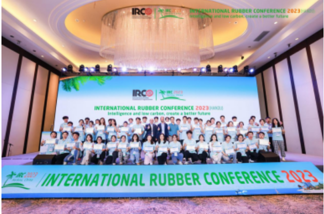 IRC2023同時設有展覽，共有28家參展企業(yè)，展示了涉及輪胎、天然橡膠、合成橡膠、骨架材料、硫化劑等領域的新技術和產品。此次展覽還為企業(yè)和高校的博士、碩士研究生提供了就職交流的機會。
