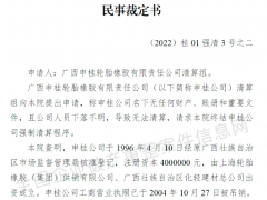 廣西申桂輪胎落幕，企業(yè)管理問題引關注